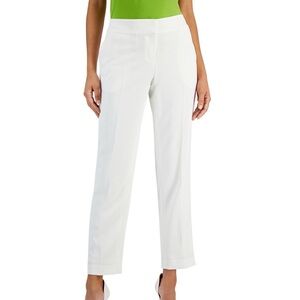 Kasper Women's White Cropped Pants